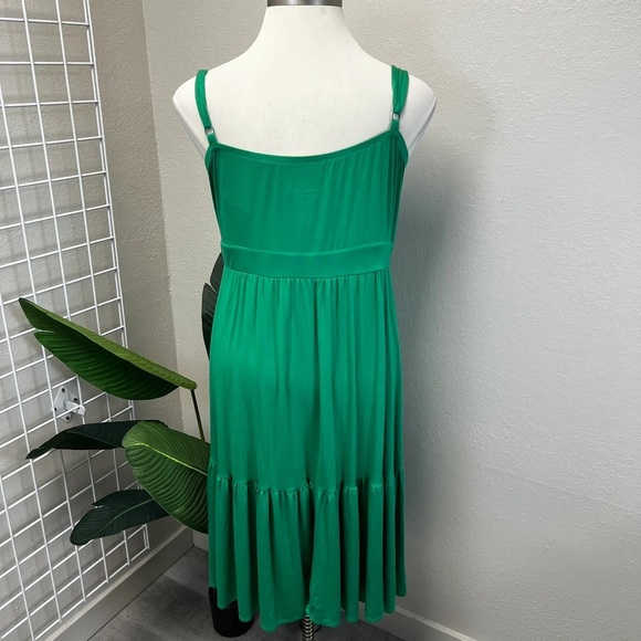 Torrid Green Supersoft Midi Dress - New - Size 30 - Picture 5 of 6